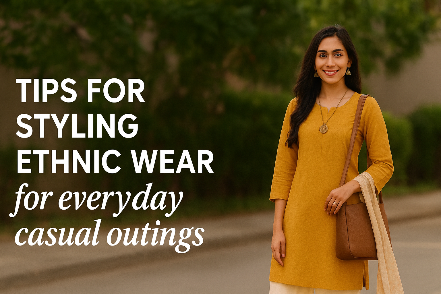 Tips for Styling Ethnic Wear for Everyday Casual Outings